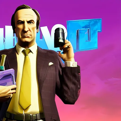 Image similar to saul goodman in fortnite