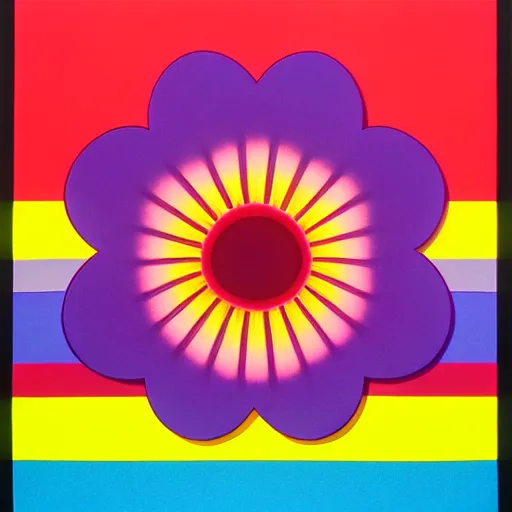 Image similar to flat flower by shusei nagaoka, kaws, david rudnick, airbrush on canvas, pastell colours, cell shaded, 8 k