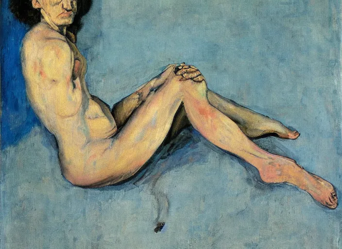 Image similar to a surreal painting of a woman's body, by George Baselitz, symbolist, soft colors, dramatic lighting, smooth, sharp focus, extremely detailed, aesthetically pleasing composition