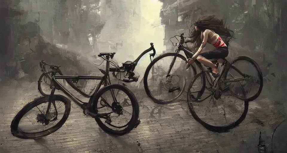 Prompt: bike by Domino's, digital art,ultra realistic,ultra detailed,art by greg rutkowski