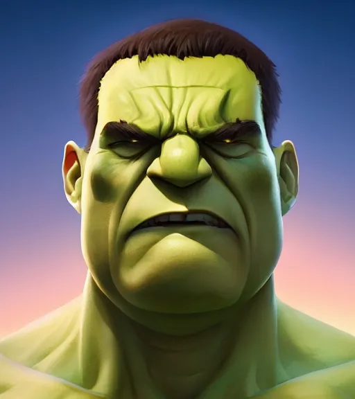 Image similar to face icon stylized minimalist hulk, loftis, cory behance hd by jesper ejsing, by rhads, makoto shinkai and lois van baarle, ilya kuvshinov, rossdraws global illumination