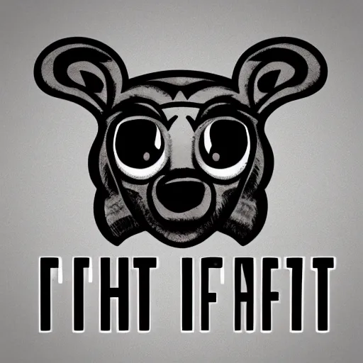 Image similar to logo for a new clothing company called ohtfit that sells clothes with janky animal designs