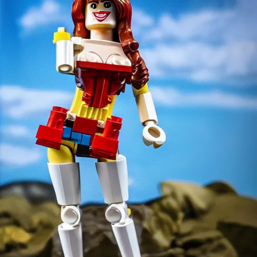 Prompt: amouranth as a lego figure, 4k, high detail, high-resolution photograph, professional photography, ultra-detail, lego