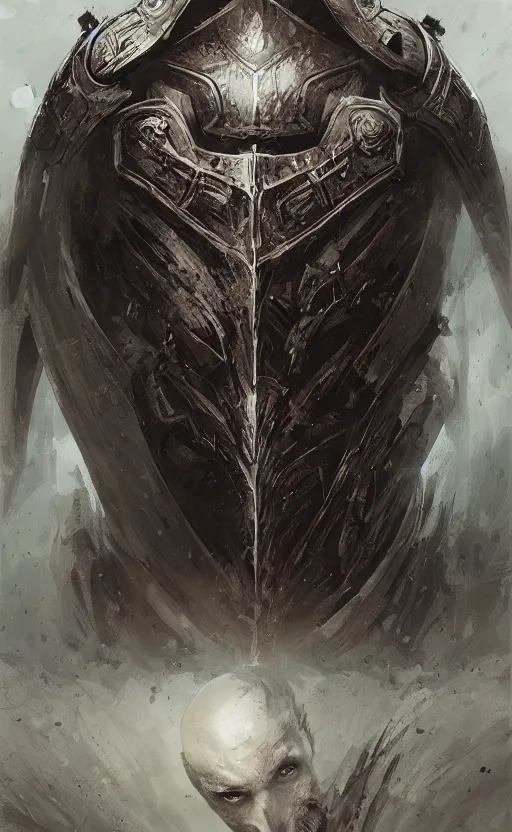 Prompt: medieval knight face to face with his arch enemy, symmetrical facial features, front game card, drark, marvel comics, dark, intricate, highly detailed, smooth, artstation, digital illustration by ruan jia and mandy jurgens and artgerm and wayne barlowe and greg rutkowski and zdislav beksinski