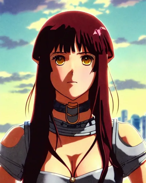 Prompt: Anime as Xena-warrior-queen girl cute-fine-face, brown-red-hair pretty face, realistic shaded Perfect face, fine details. Anime. realistic shaded lighting by Ilya Kuvshinov katsuhiro otomo ghost-in-the-shell, magali villeneuve, artgerm, rutkowski, WLOP Jeremy Lipkin and Giuseppe Dangelico Pino and Michael Garmash and Rob Rey