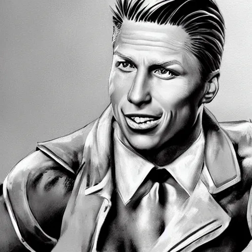 ultra realistic jack mcbrayer as guile from street | Stable Diffusion ...