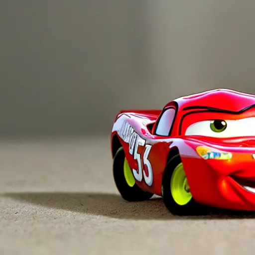 Image similar to Ebay listing of lighting mcqueen, Car on sale, Ebay website, lightning mcqueen being sold online