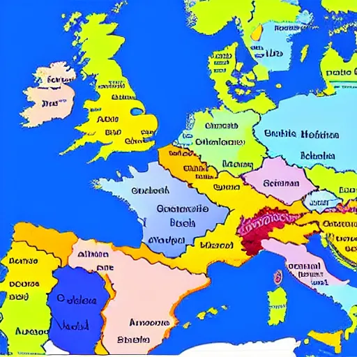 Image similar to map of all the countries in europe