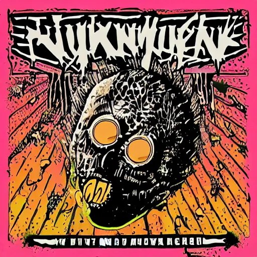 Image similar to punkrock mutant mugwump album cover art