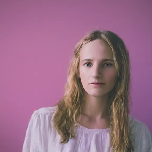 Prompt: Kodak_Portra_400_8K_soft_light_volumetric_lighting_highly_detailed_britt_marling_style_3_4_portrait_photo_of_a_lovely girl with flowers