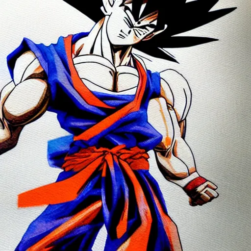 Drawing Goku super Saiyan 5 | The True Beast | Dragonball - YouTube