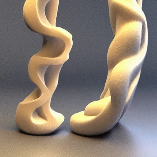 Image similar to 3d printed prosthetic , parametric design