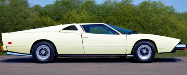 Image similar to a single 1 9 7 6 lotus esprit and 1 9 6 9 dodge charger hybrid, dslr