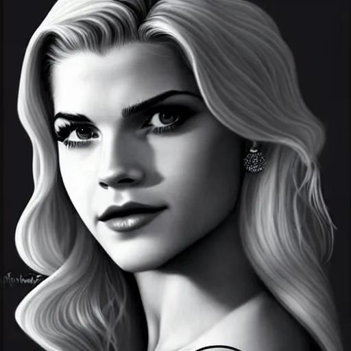 Prompt: A combination of Katheryn Winnick's and Grace Kelly's and Emma Watson's appearance with blonde hair as Solid Snake from Metal Gear Solid, full body portrait, western, D&D, fantasy, intricate, elegant, highly detailed, digital painting, artstation, concept art, matte, sharp focus, illustration, art by Artgerm and Greg Rutkowski and Alphonse Mucha