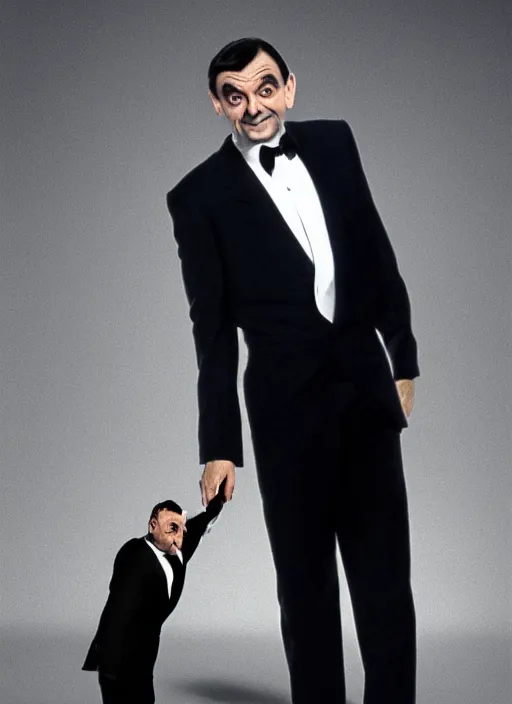 Image similar to mr bean as james bond 0 0 7