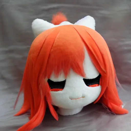 Prompt: cute fumo plush of the blender suzanne head