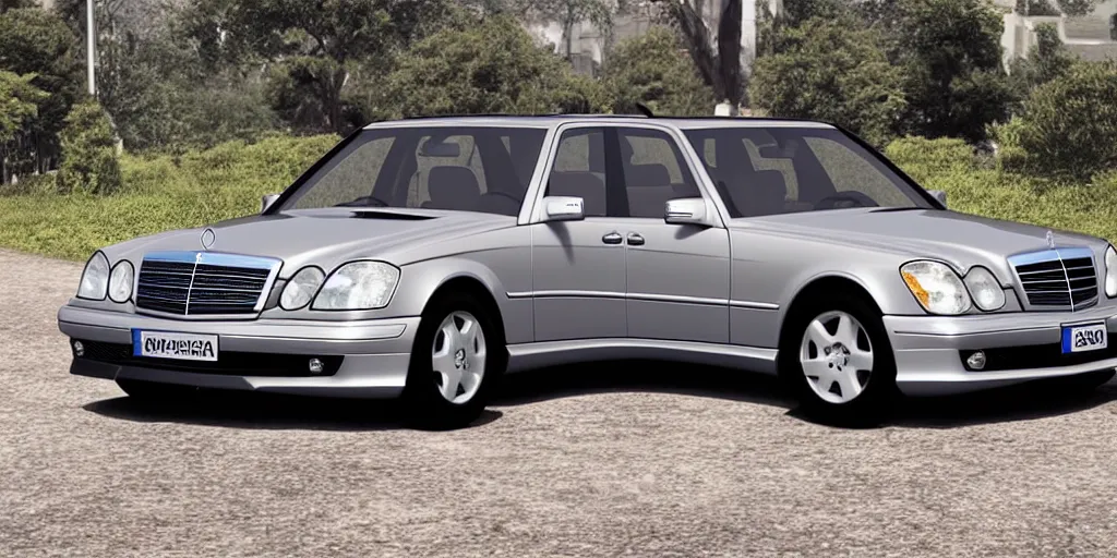 Image similar to “2010s Mercedes 190E, ultra realistic, 4K”