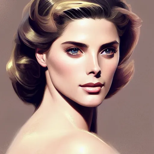 Prompt: Ashley Greene's face combined with Grace Kelly's face as a Space Marine, western, D&D, fantasy, intricate, elegant, highly detailed, digital painting, artstation, concept art, matte, sharp focus, illustration, art by Artgerm and Greg Rutkowski and Alphonse Mucha