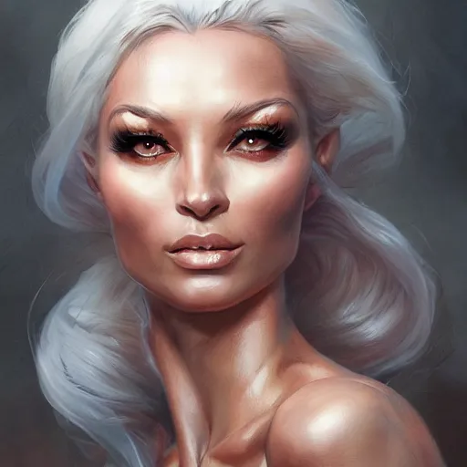 Image similar to isabelledeltore, d & d, fantasy, portrait, highly detailed, digital painting, trending on artstation, concept art, sharp focus, illustration, art by artgerm and greg rutkowski and magali villeneuve