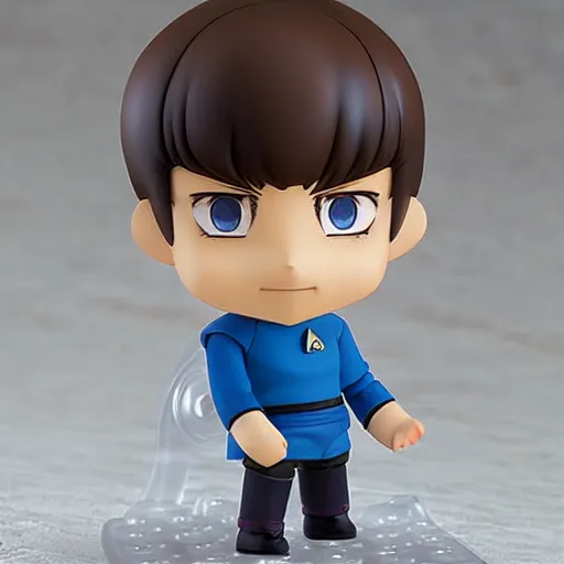 Image similar to spock from the tv series star trek as an anime nendoroid of, detailed product photo