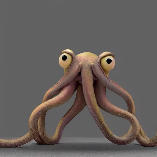 Image similar to hyperrealistic dslr film still of early cuyler the anthropomorphous cephalopod, stunning 8 k octane comprehensive 3 d render, inspired by istvan sandorfi & greg rutkowski & unreal engine, perfect symmetry, dim volumetric cinematic lighting, extremely hyper - detailed, extremely lifelike attributes & lifelike texture, intricate, masterpiece, artstation, stunning