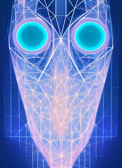 Prompt: symmetry!! abstract minimal product render poster puzzle math scifi, glowing lights!! intricate, elegant, highly detailed, digital painting, artstation, concept art, smooth, sharp focus, illustration, art by artgerm