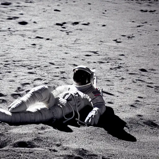 Prompt: an astronaut lounging in the beach, dramatic lighting, cinematic, extremly high detail, photorealistic, cinematic lighting,