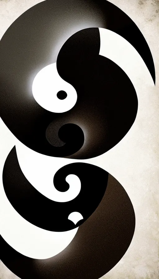 Image similar to Abstract representation of ying Yang concept, from Guild Wars