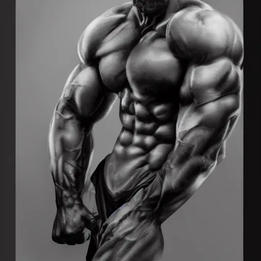 Prompt: newborn+gigachad, epic muscular portrait, 8k, trending on Artstation