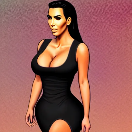 Prompt: live still of kim kardashian as a twitch streamer