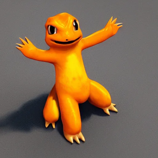 Image similar to ice sculpture of charmander, no coloring, concept art, octane render, unreal engine 5, highly detailed, high quality, 8 k, soft lighting, realistic face, path traced