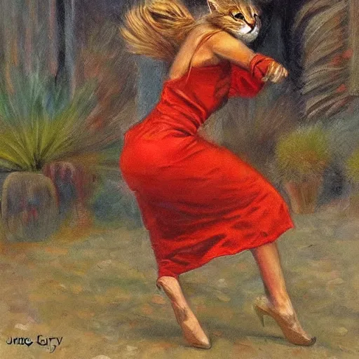 Image similar to 💃😼 by james gurney