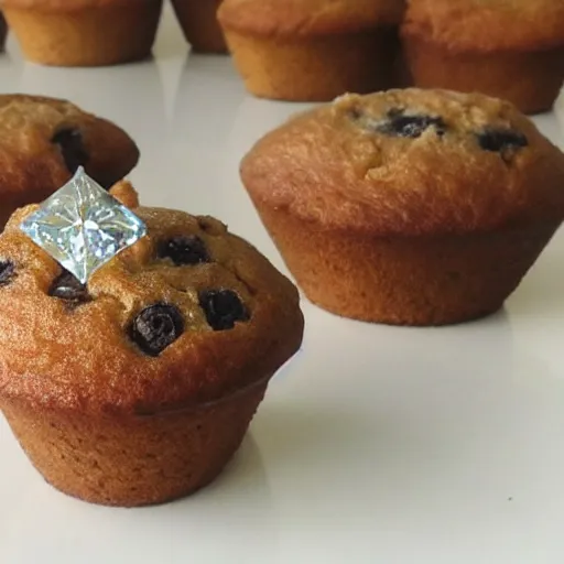 Image similar to diamond embedded in muffin