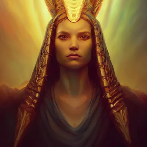 Prompt: Majestic gracious Osiris portrait, atmospheric lighting, painted, intricate, volumetric lighting, beautiful, rich deep colours masterpiece, golden hour, sharp focus, ultra detailed, by Leesha Hannigan, Ross Tran, Thierry Doizon, Kai Carpenter, Ignacio Fernández Ríos