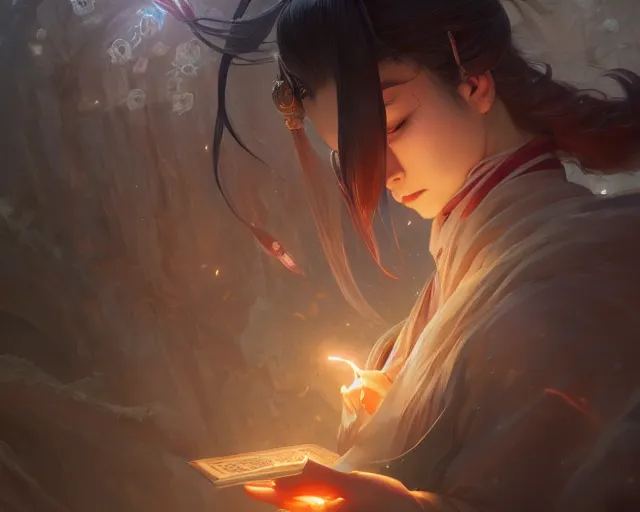 Image similar to photography of bakemono zukushi, deep focus, d & d, fantasy, intricate, elegant, highly detailed, digital painting, artstation, concept art, matte, sharp focus, illustration, hearthstone, art by artgerm and greg rutkowski and alphonse mucha