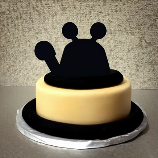 Image similar to a photo of a cake in the shape of discord icon