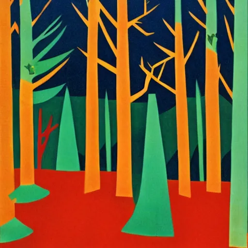 Image similar to forest by Mary Blair