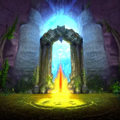 Image similar to portal to another world in world of warcraft