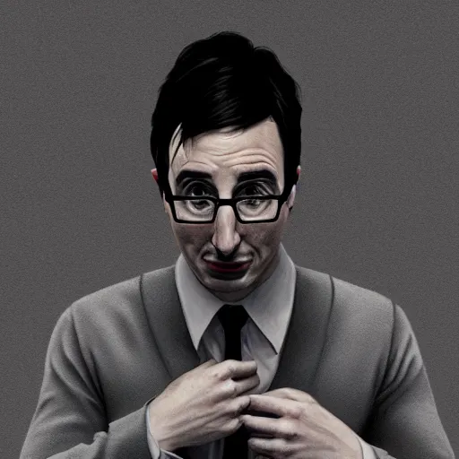 Image similar to photo booth, john oliver and adam driver, john oliver, adam driver, full body, elegant, beautiful, highly detailed, centered, dark, smokey, digital painting, concept art, smooth, sharp focus, illustration, deviant art, art by greg rutkowski