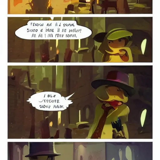 Image similar to a hat in time, funny vintage comic by greg rutkowski