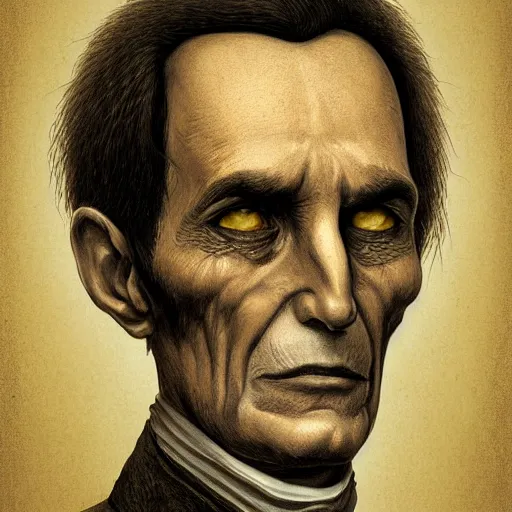 Image similar to portrait of simon bolivar, character design, detailed concept art by fortiche by anton semenov, masterpiece