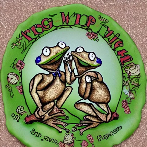 Image similar to frog wedding