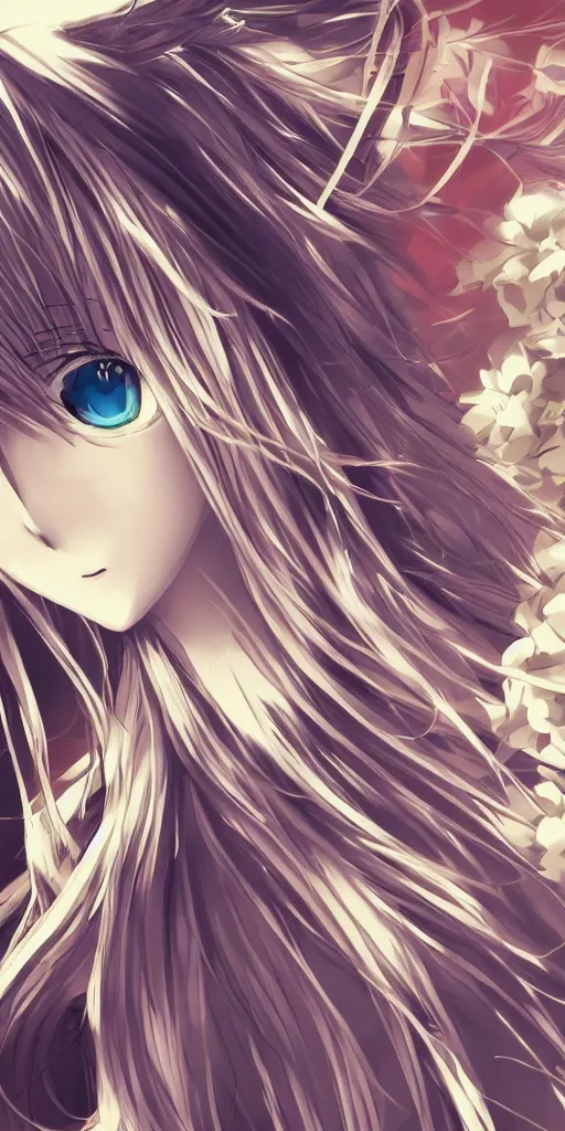 Cute Anime Girl Wallpaper Hyper Realistic and Intricate · Creative