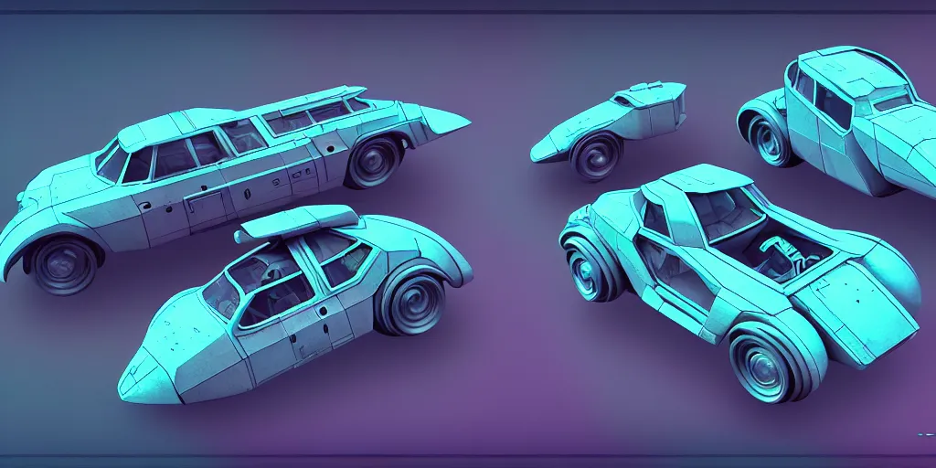 Image similar to retro hard surface shape form exploration, vehicles, close up, complex geometry, detailed, artstation, 8 k, sci - fi, pastel colors, props, panel, concept, simon stalenhag, blueprint, items and gadget, big medium small, blueprint, vintage