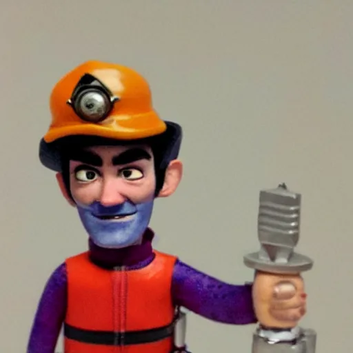 Image similar to robbie rotten as an austronaut