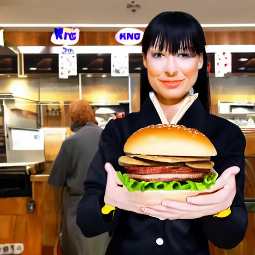 Image similar to rika furude burger king