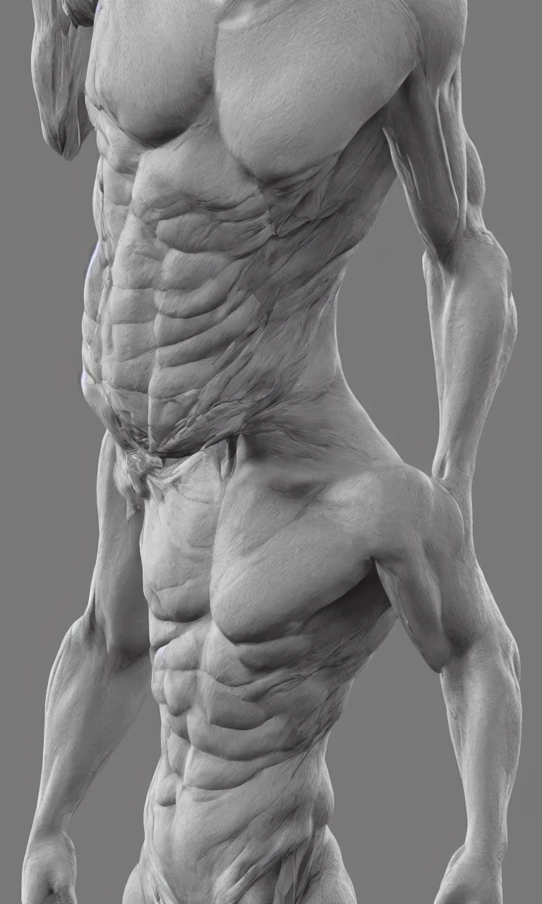 Prompt: anatomy of a photorealistic human body, 8k, digital art, unreal engine, unreal engine render, blender render, render, 4k, coherent