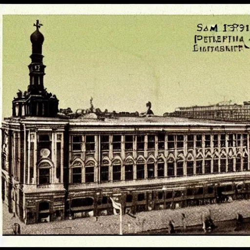 Prompt: Saint-Petersburg, 1911, VHS