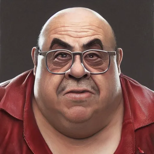 Prompt: hyperrealistic mixed media high resolution image of a greasy meatball that bears a striking resemblance to Danny DeVito, stunning 3d render inspired art by István Sándorfi and Greg Rutkowski and Unreal Engine, perfect symmetry, dim volumetric lighting, 8k octane beautifully detailed render, post-processing, extremely hyper-detailed, intricate, epic composition, highly detailed attributes, highly detailed atmosphere, full body shot, cinematic lighting, masterpiece, trending on artstation, very very detailed, masterpiece, stunning, flawless structure, lifelike texture, perfection,