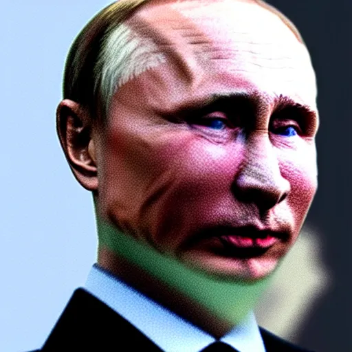 Prompt: hyper realistic photo of Putin with beard